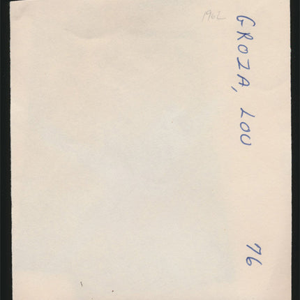 Late 1950's Lou Groza Topps Original Transparencies(2) Browns w/envelope tp00062