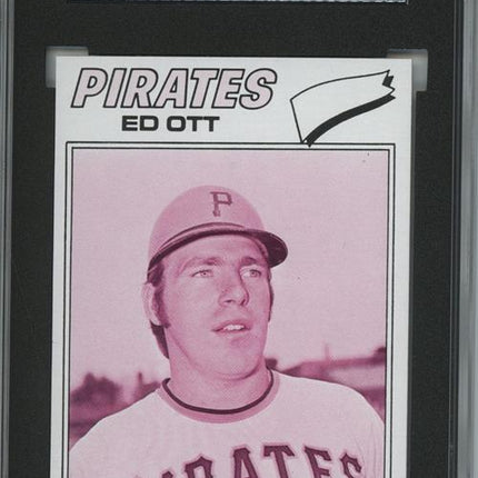 1977 Topps #197 Ed Ott 9 card progressive proof. 63a