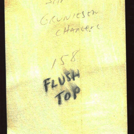 1964 Topps Football Original Artwork #158 Sam Gruniesen Chargers T0188