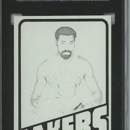 1972 Topps #1 Wilt Chamberlain 9 card progressive proof. 48a