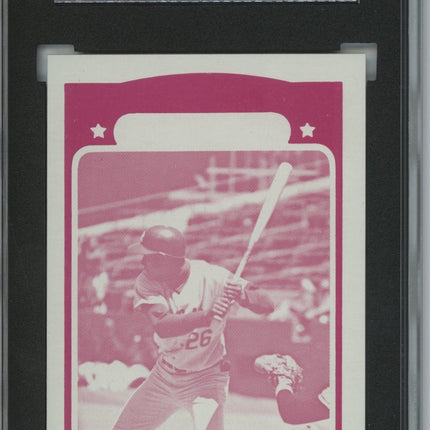 1972 Topps #440 Billy (Action) Williams 7 card progressive proof. 7a