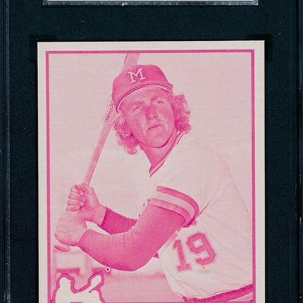 1976 Topps #316 Robin Yount Progressive Proof set of 10 SGC Graded 76TBB64