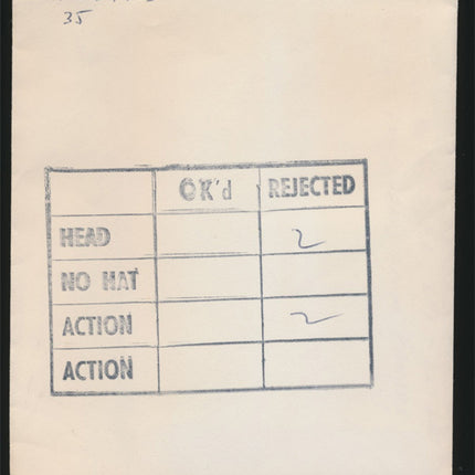 1959 Galen Fiss Topps Original Transparencies (3) Browns w/envelope tp00035