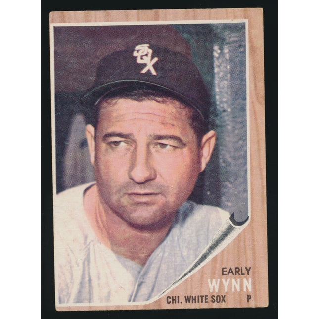 1962 Topps Baseball #385 Early Wynn Ex oc c03402