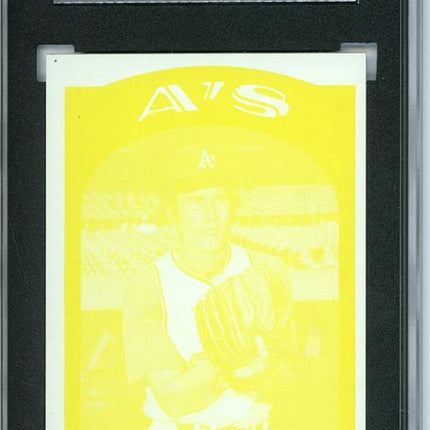1972 Topps #523 Chuck Dobson 7 card progressive proof. 34a