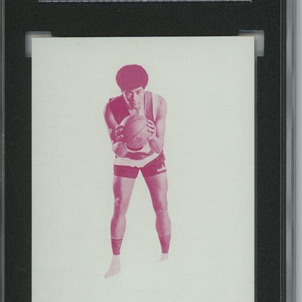 1972 Topps #21 Wes Unseld 9 card progressive proof. 13a