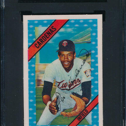 1972 Kellogg's Baseball #30 Chico Cardenas  SGC 8.5 NM/MT+ p03079