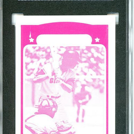 1972 Topps #444 Ken (Action) Henderson 7 card progressive proof. 19a
