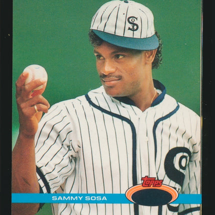 1991 Stadium Club Baseball Oversized Proof #6 Sammy Sosa (Nrmt++) c05113