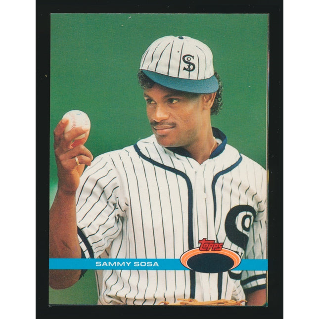1991 Stadium Club Baseball Oversized Proof #6 Sammy Sosa (Nrmt++) c05113