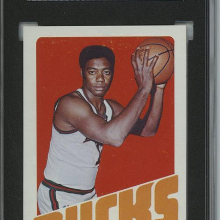 1972 Topps #25 Oscar Robertson 9 card progressive proof. 10a