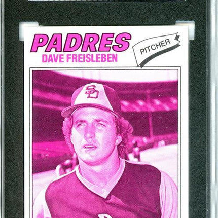 1977 Topps #407 Dave Freiselben 9 card progressive proof. 9a