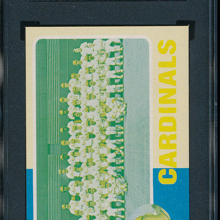 1975 Topps BB 9 Card Progressive Proof #246 Cardinals Schoendienst 75TBB11