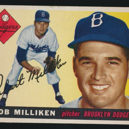 1955 Topps Baseball #111 Bob Milliken Ex++ c05413
