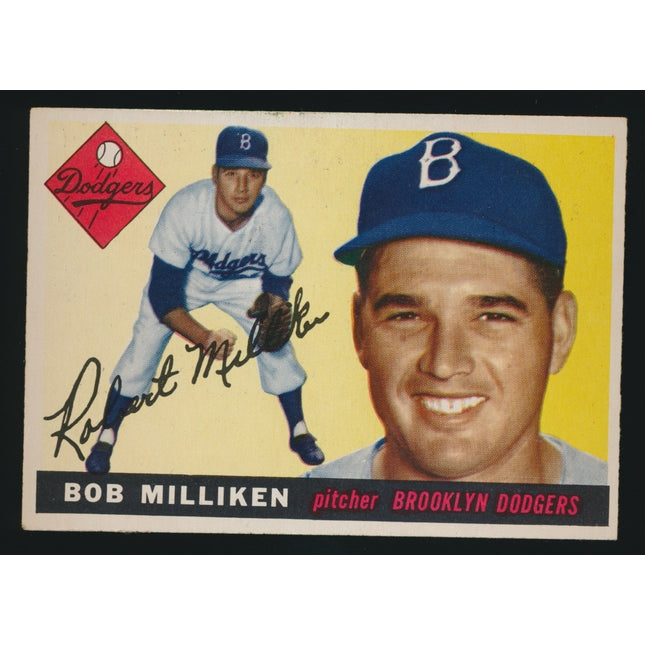 1955 Topps Baseball #111 Bob Milliken Ex++ c05413