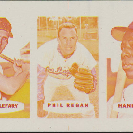 1967 Bazooka Panel #28-30 Acetate Proof Set of 4. Belefary, Regan, H. Aaron
