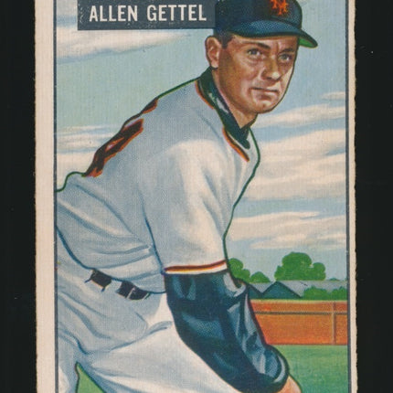 1951 Bowman Baseball #304 Allen Gettel (Ex) c05210