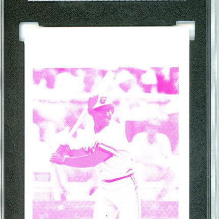 1977 Topps #414 Tommy Harper 9 card progressive proof. 23a