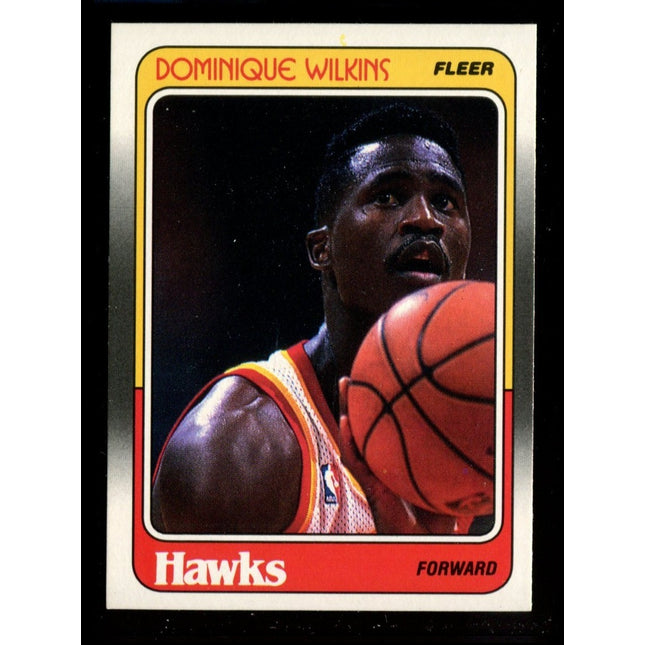 1989 Fleer Basketball #5 Dominique Wilkens NMMT c03156