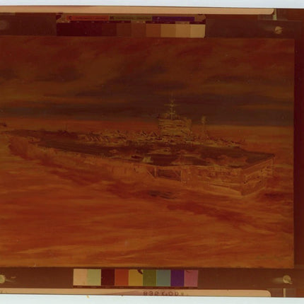 1991 Topps Desert Storm #61 USS Oullet Frigate Original Negative t0022