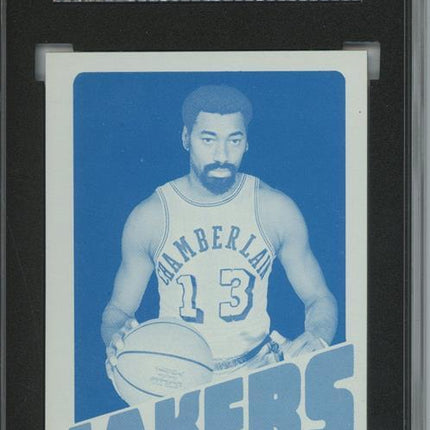 1972 Topps #1 Wilt Chamberlain 9 card progressive proof. 48a