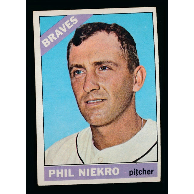 1966 Topps Baseball #28 Phil Niekro Ex+ c04372