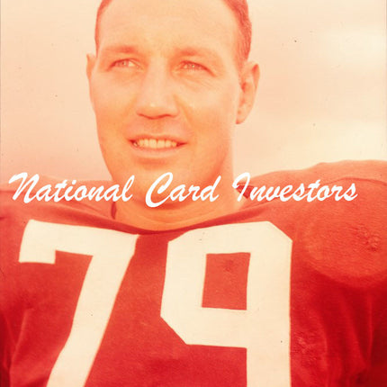 1950's Bob Gain Topps Original Transparencies (5) Browns w/envelope tp00023