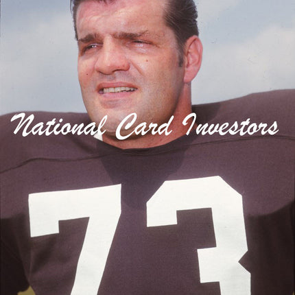 1969 Monte Clark Topps Original Transparencies (2) Browns w/envelope tp00039