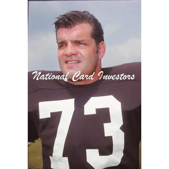 1969 Monte Clark Topps Original Transparencies (2) Browns w/envelope tp00039