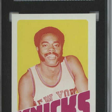 1972 Topps #60 Walt Frazier 9 card progressive proof. 23a