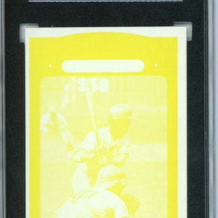 1972 Topps #438 Maury (Action) Wills 7 card progressive proof. 4a