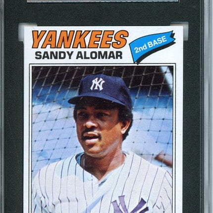 1977 Topps #54 Sandy Alomar 9 card progressive proof. 28a