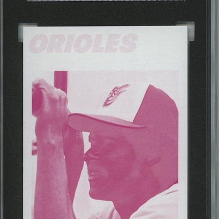 1977 Topps #162 Mike Cuellar 9 card progressive proof. 51a