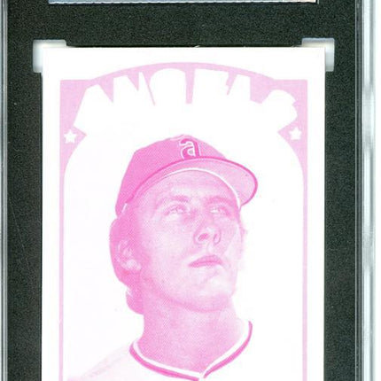 1972 Topps #462 Rickey Clark 7 card progressive proof. 50a