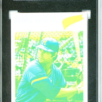 1977 Topps #406 Tim Johnson 9 card progressive proof. 22a