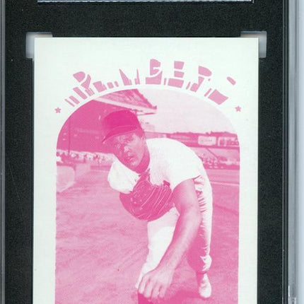 1972 Topps #396 Paul Lindblad 6 card progressive proof. 62a
