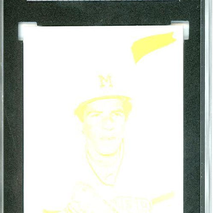1977 Topps #528 Bill Castro 9 card progressive proof. 4a