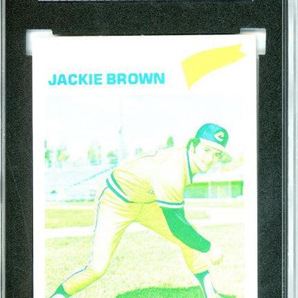 1977 Topps #147 Jackie Brown 9 card progressive proof. 18a