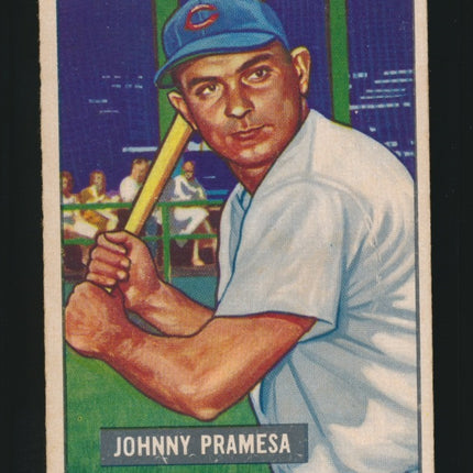 1951 Bowman Baseball #324 Johnny Pramesa (Ex) c05224
