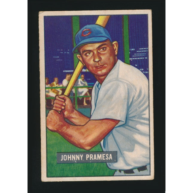 1951 Bowman Baseball #324 Johnny Pramesa (Ex) c05224
