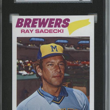1977 Topps #26 Ray Sadecki 9 card progressive proof. 56a