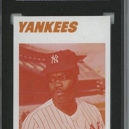 1977 Topps #568 Carlos May 9 card progressive proof. 54a