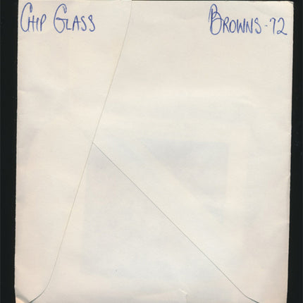 1972 Chip Glass Topps Original Transparencies (2) Browns w/envelope tp00020