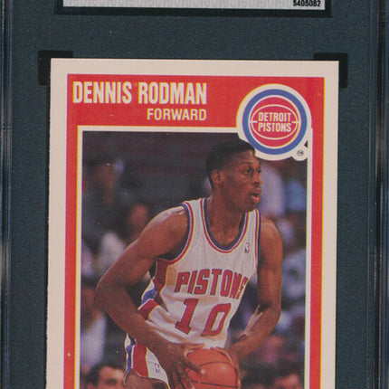 1989 Fleer Basketball #49 Dennis Rodman SGC 9.5 p03468