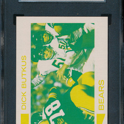 1973 Topps FB 8 Card Progressive Proof #300 Dick Butkus 73TFB08