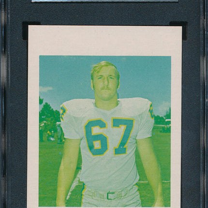 1973 Topps FB 8 Card Progressive Proof #367 Bob Kuechenberg 73TFB10