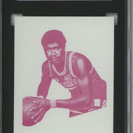 1972 Topps #98 Garfield Heard 9 card progressive proof. 58a