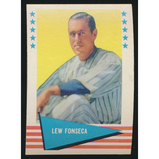 1961 Fleer Baseball Greats #27 Lew Fonseca NMMT c03806