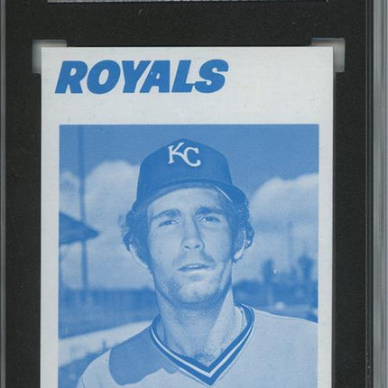 1977 Topps #218 John Wathan 9 card progressive proof. 60a