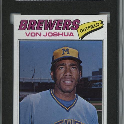 1977 Topps #651 Von Joshua 9 card progressive proof. 58a